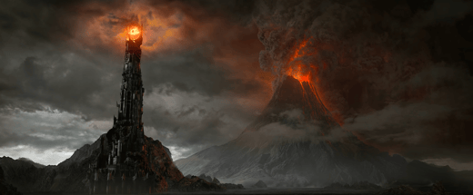 Resultado de imagen de the lord of the ring lava